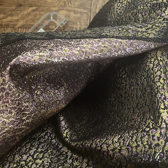 Express - Metallic Rose/Gold Faux Wrap Skirt (Size 8) - Can fit 6 as well - Picture 8 of 10